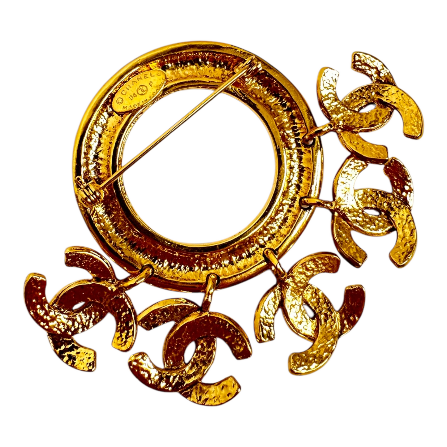 Chanel 1994 CC Dangler Brooch