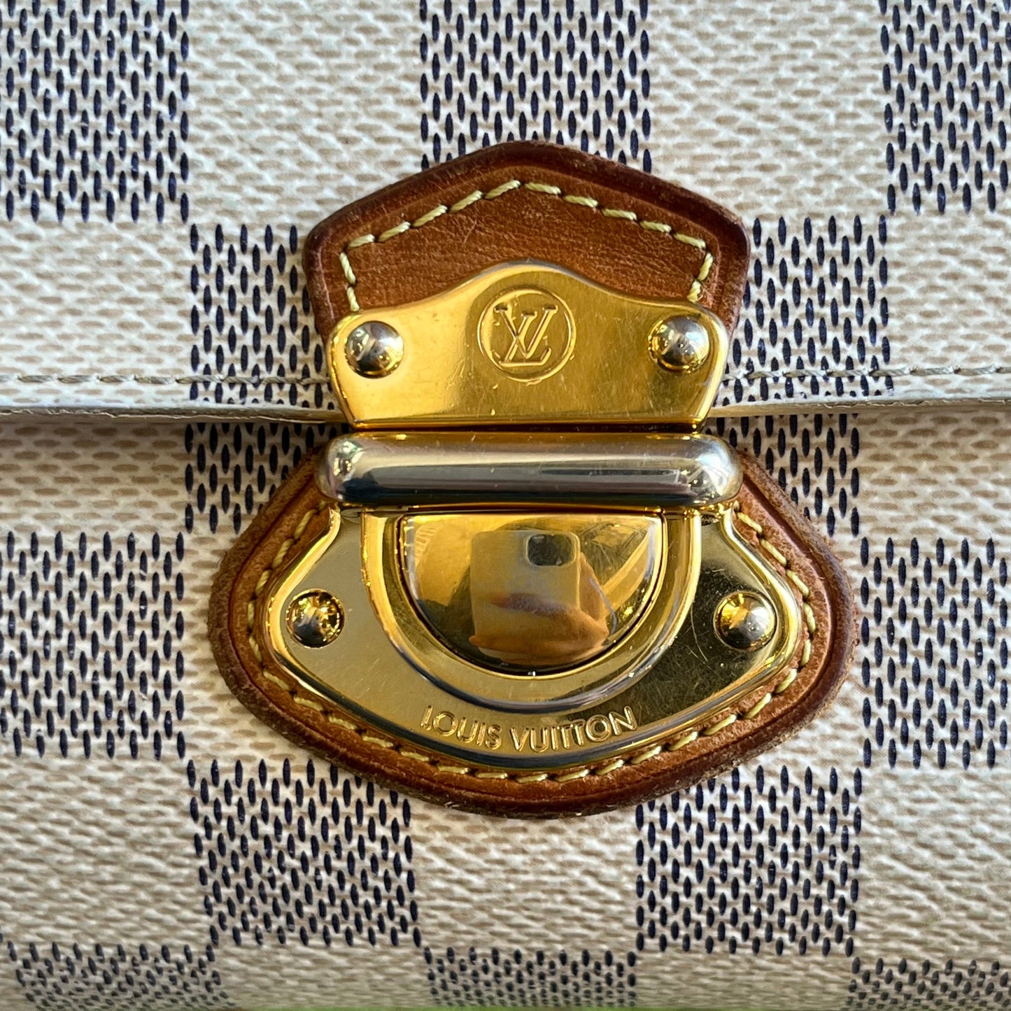 LOUIS VUITTON Joey Portofeuil Damier Azur Wallet