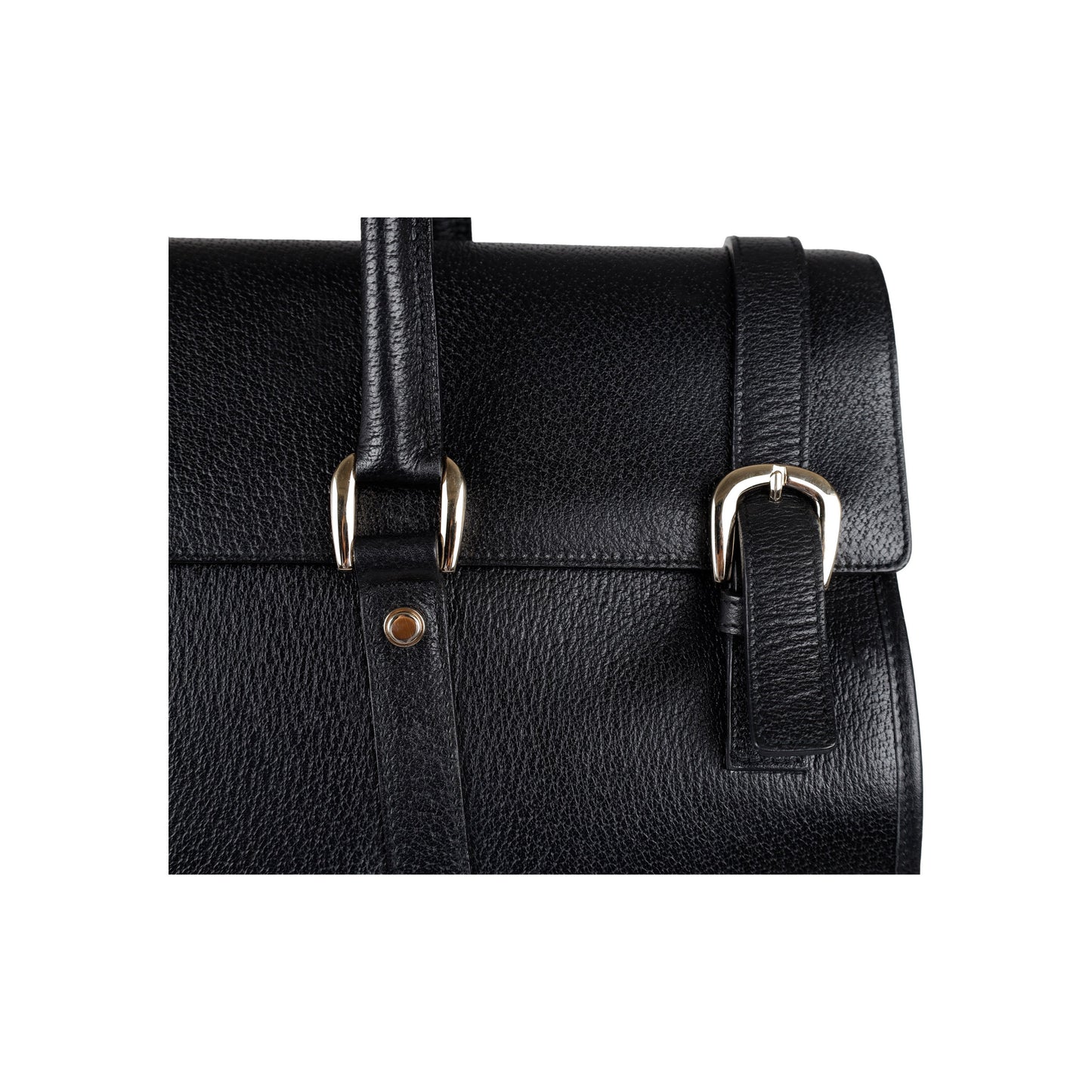 GLM-- Leather Satchel Bag - '00s