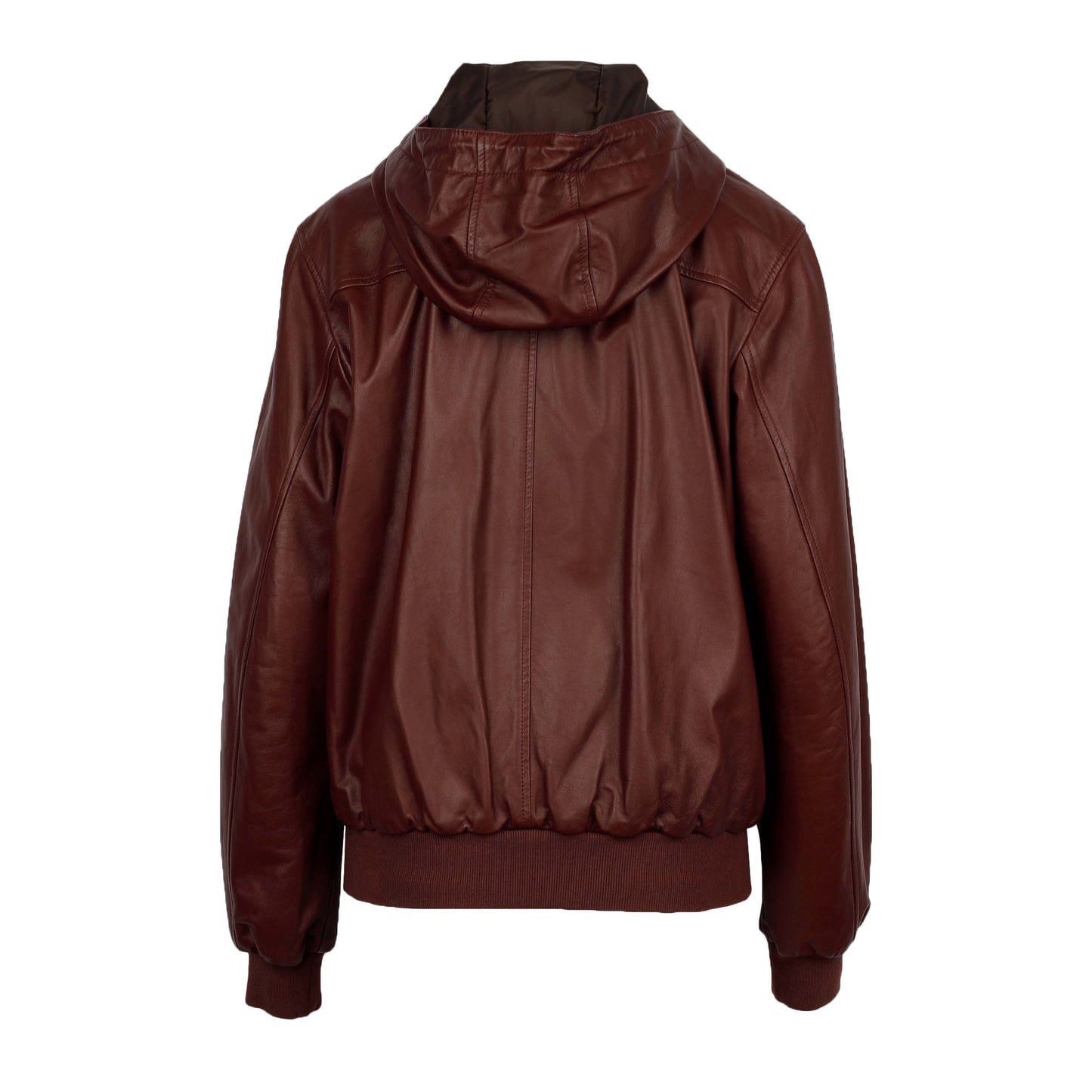 GLM-- Brown Leather Jacket - '10s