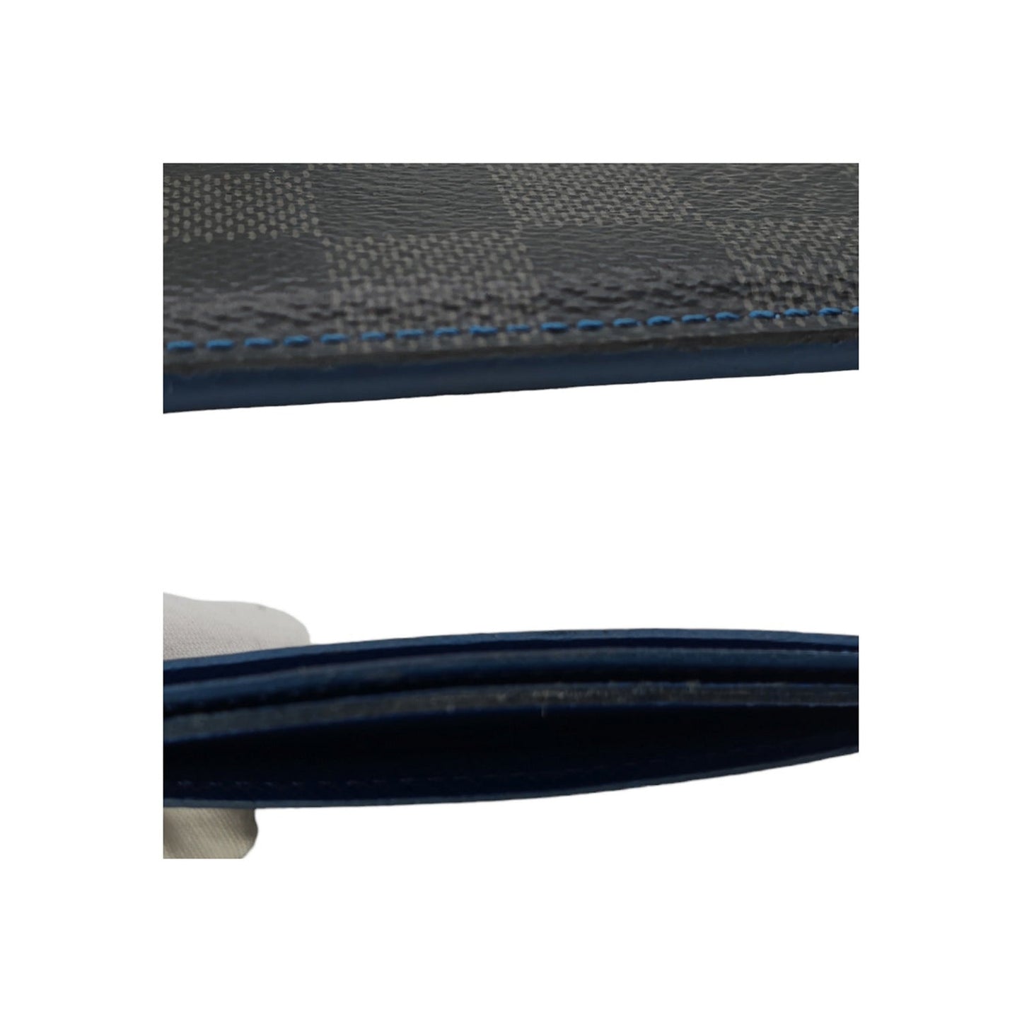 Louis Vuitton Damier Graphite / Blue Card Case