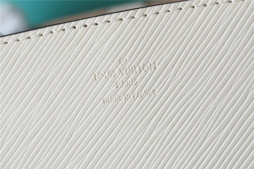 LV Marelle Tote MM Epi White For Women, WomenÃ¢â‚¬â„¢s Handbags, Shoulder And Crossbody Bags 11.8in/30cm LV