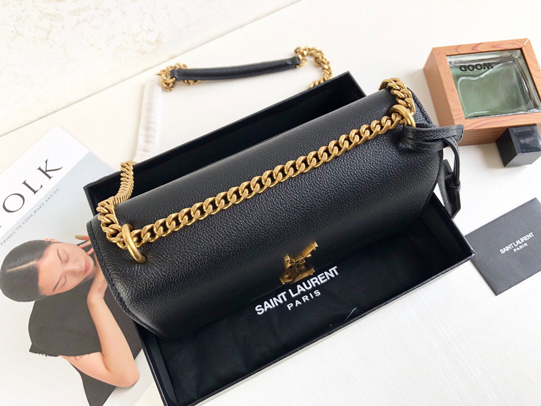 GLAMI Sunset MeGLAMIum Chain Bag Black For Women 8.6in/22cm YSL 442906D420W1000