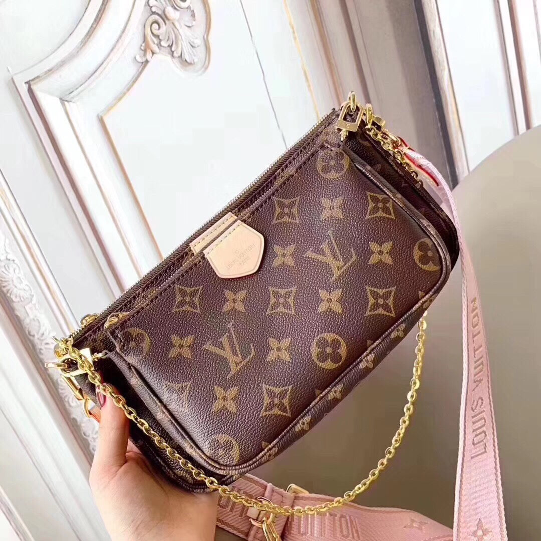 LV Multi Pochette AcGLAMIssoires Monogram Canvas For Women,  Shoulder And Crossbody Bags 24cm LV M44840