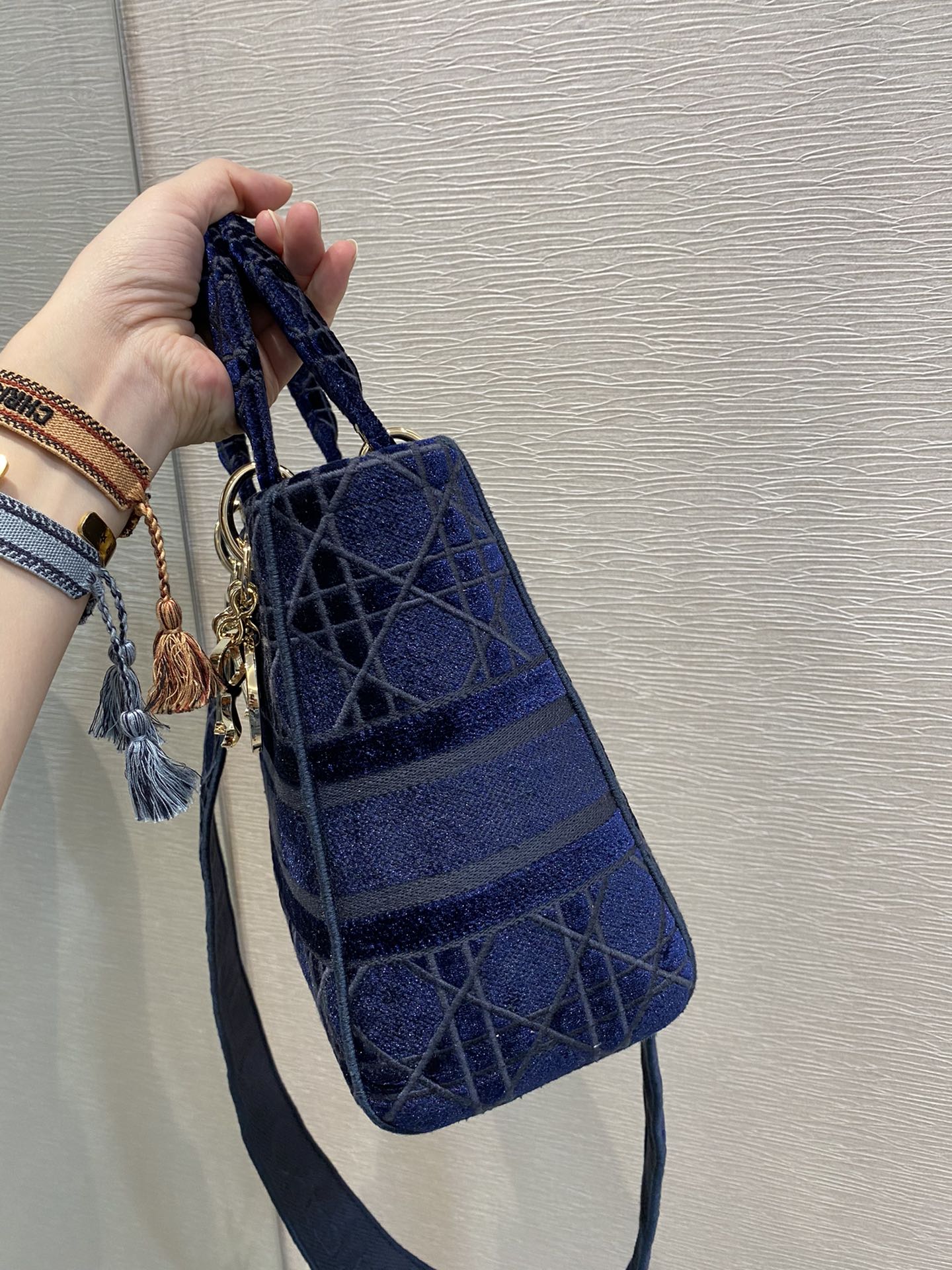 GLAMI Small Lady D-Lite Blue Bag For Women 9.5in/24cm CD
