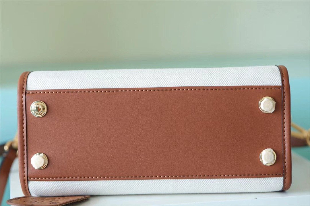 LV On My Side PM Bag Monogram GlamIower For Women 25cm/9.8 Inches Caramel Brown LV M59905