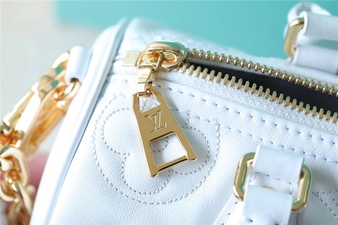 LV Papillon GLAMI Bag Classic Monogram For Women 20cm White LV M59827