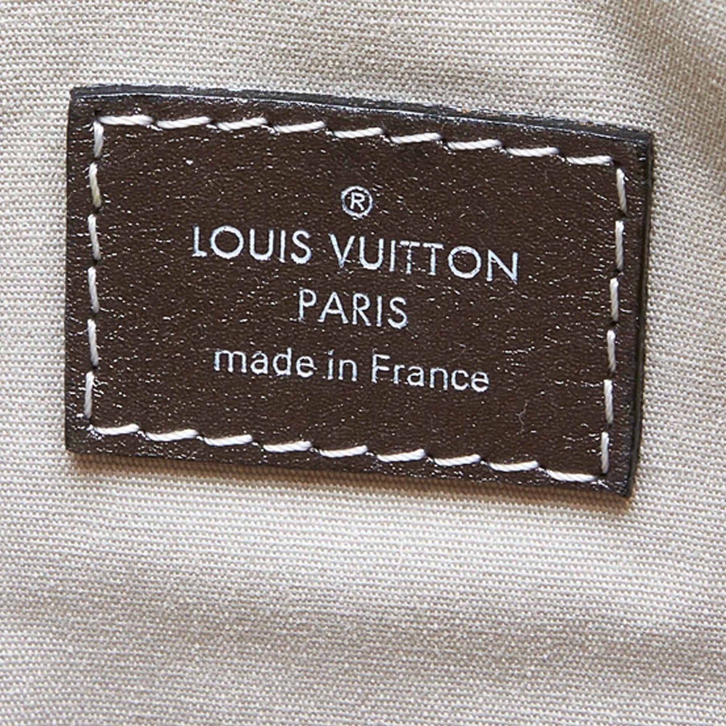 Louis Vuitto Besace Angele Platine Mini Lin Canvas Shoulder Bag