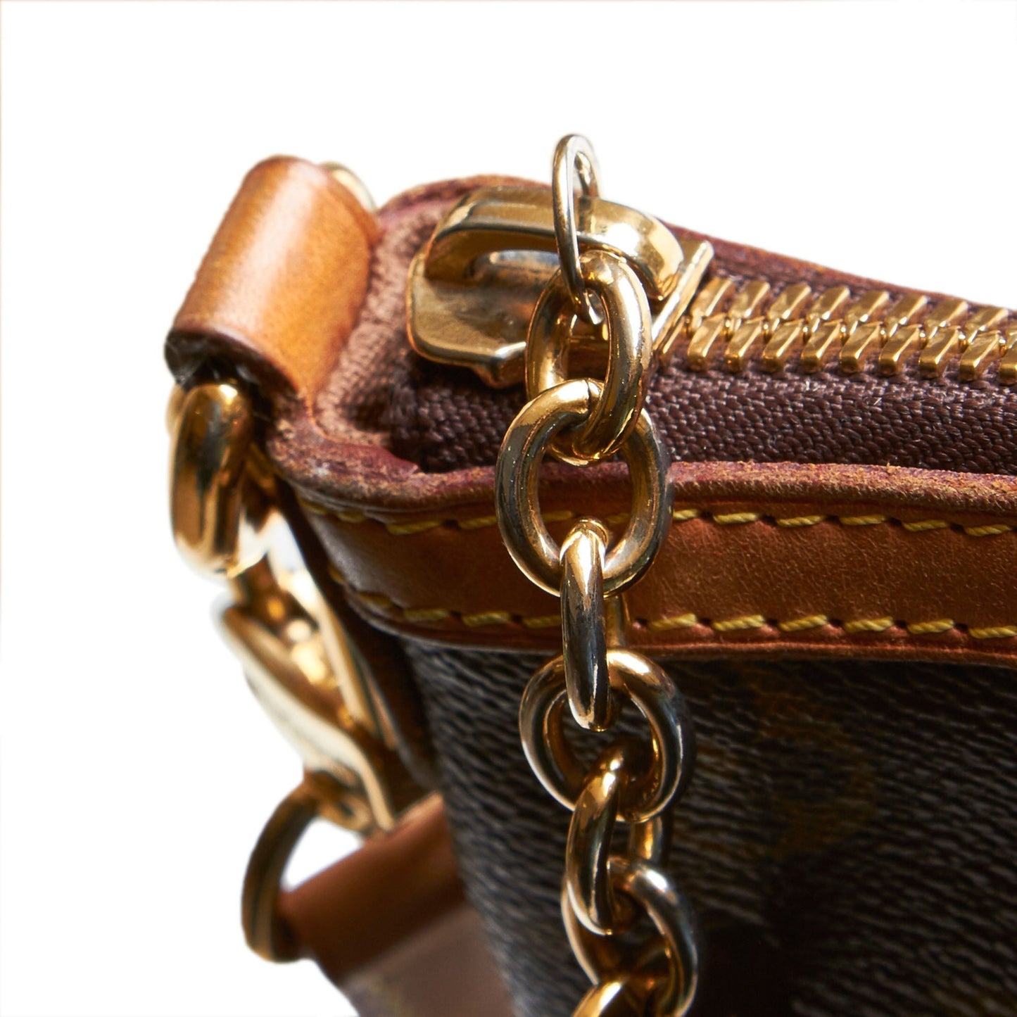 Louis Vuitto Palermo PM Monogram Canvas Handbag with Strap