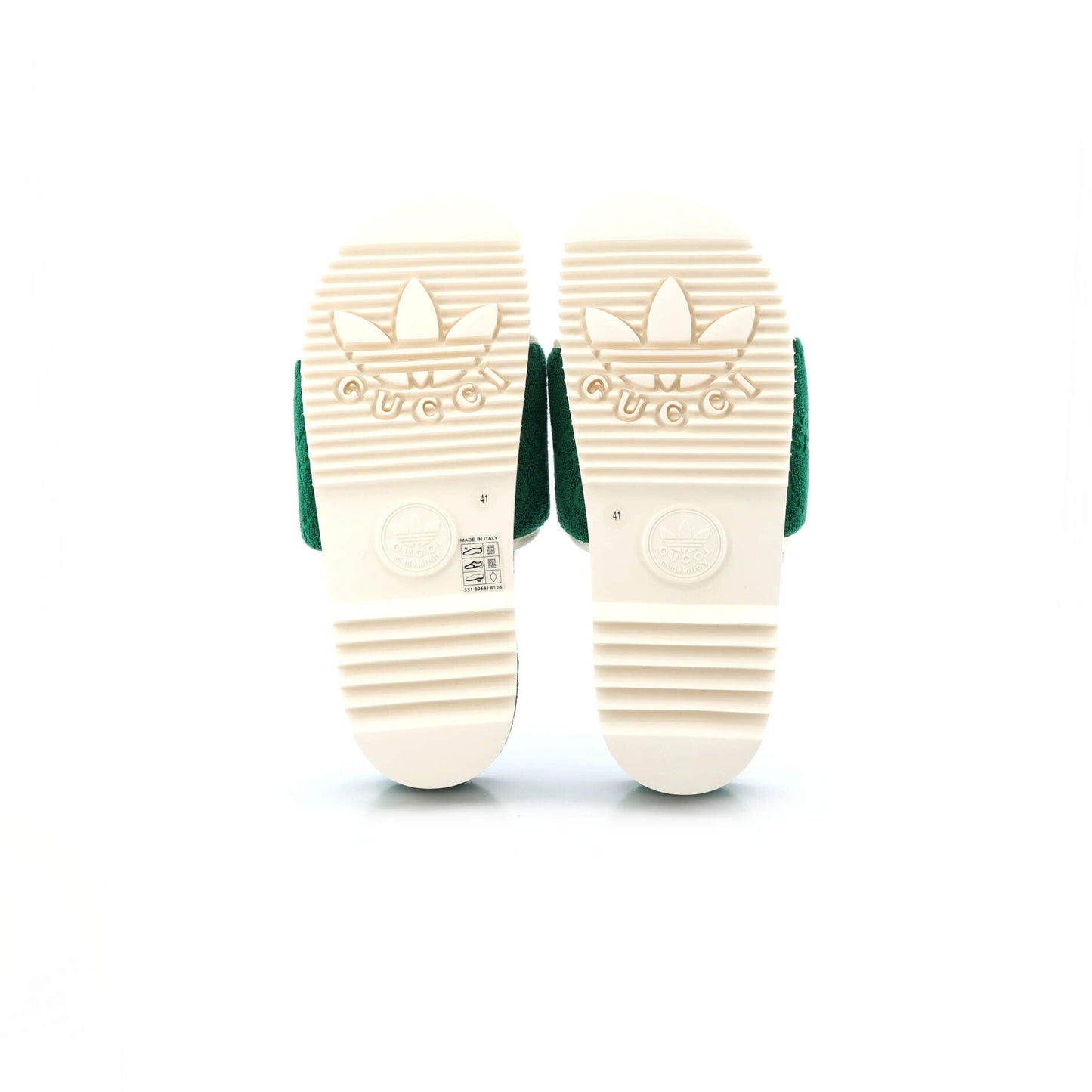 x Adidas Women's Platform Slide Sandals Terry Cloth