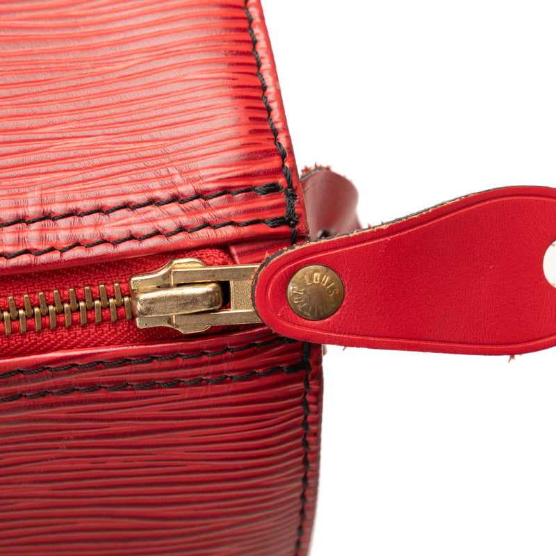 LOUIS VUITTON Epi Speedy 40 Boston Bag Handbag M42987 Castilian Red Ladies