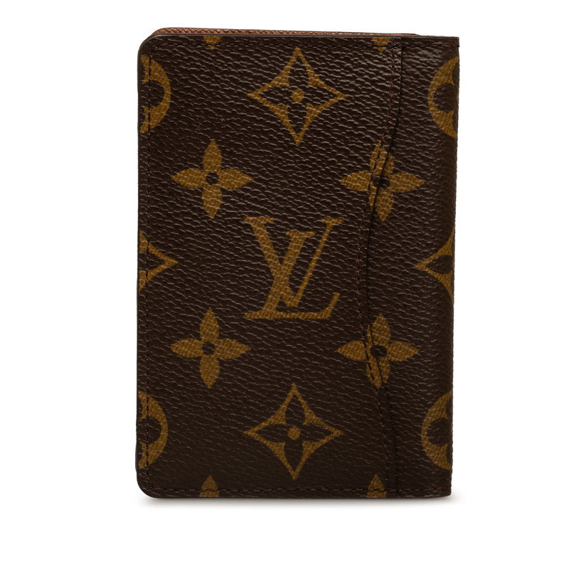 Louis Vuitton Monogram M61732 Card Case PVC/Leather Brown