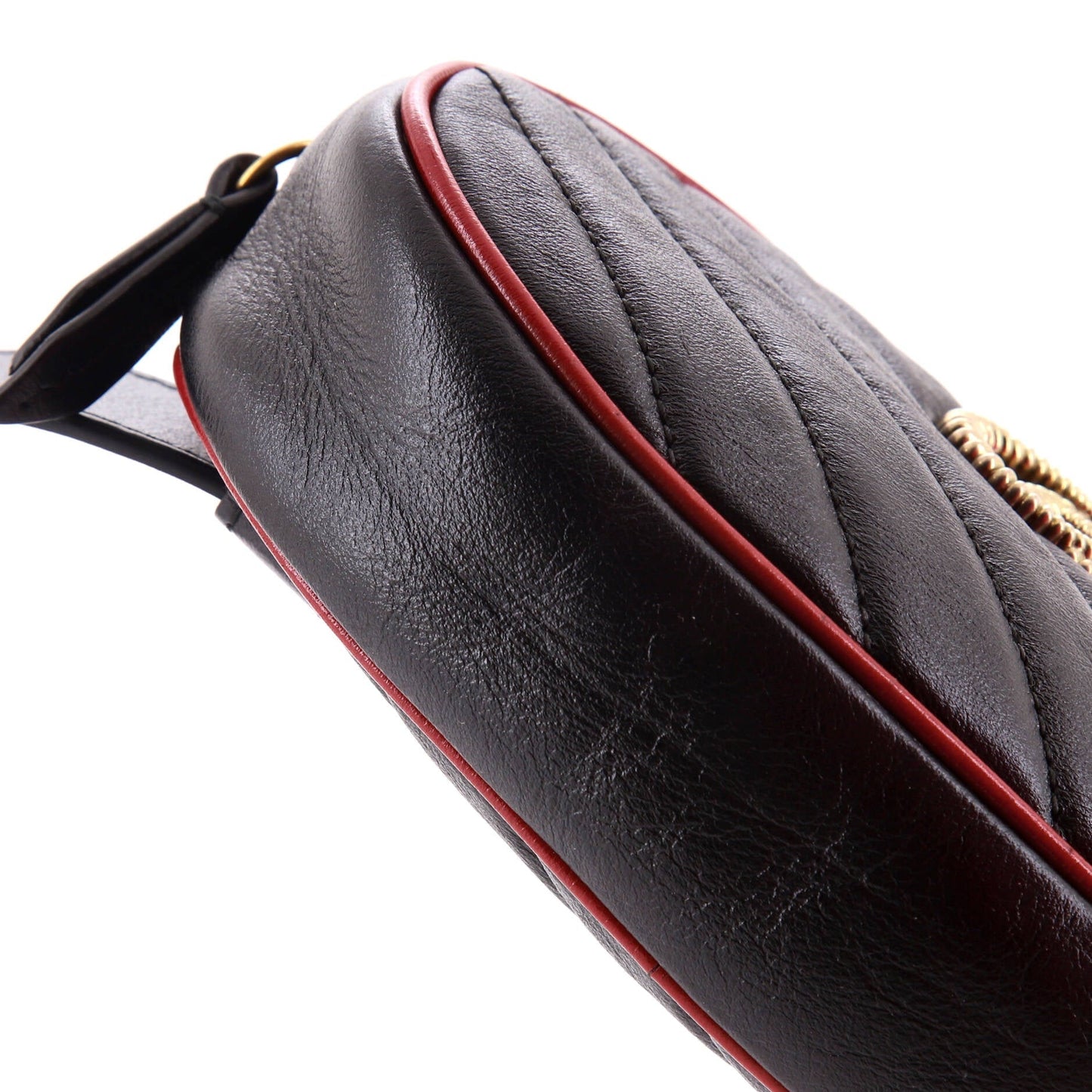 GG Marmont Belt Bag Diagonal Quilted Leather