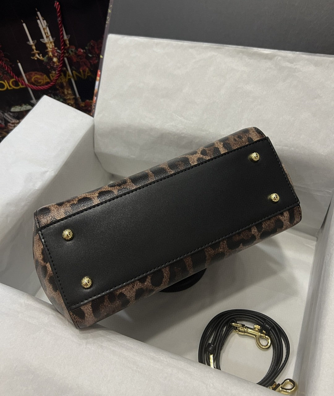GLAMI Sicily Bag In Leopard-Print Pony Hair Multicolour For Women 10.2in/26cm GLAMI