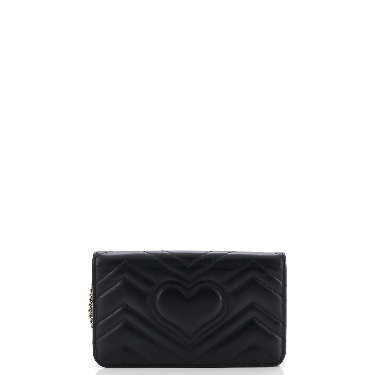 GG Marmont Chain Flap Bag Embellished Matelasse Leather Mini
