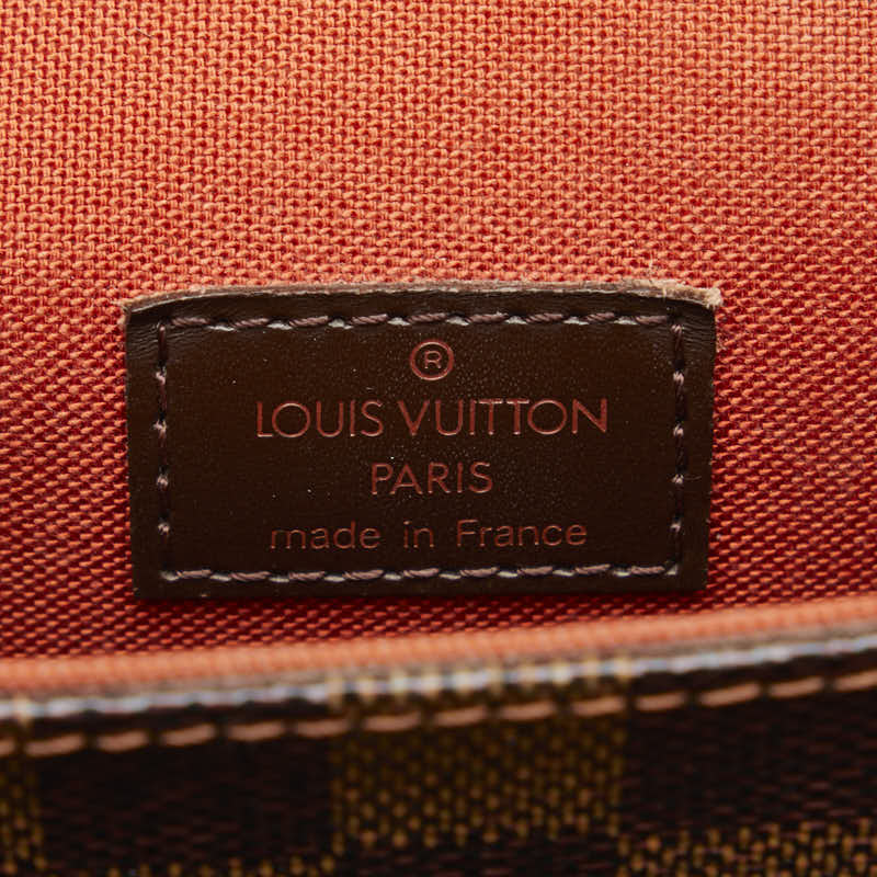 Louis Vuitton Damier Porte Blanc Shoulder Bag N45271 Brown PVC Leather  Louis Vuitton
