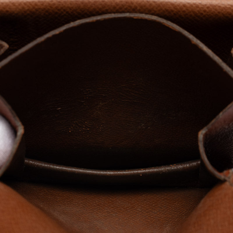 Louis Vuitton Monogram M61970 Coin Case PVC/Leather Brown