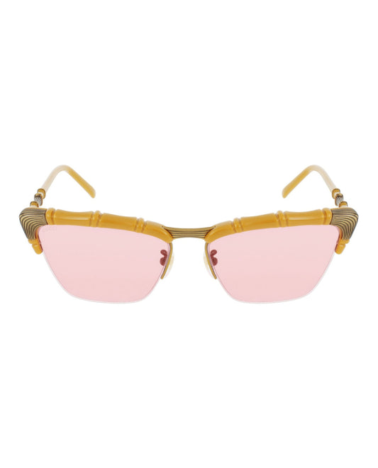 Cat Eye-Frame Injection Sunglasses