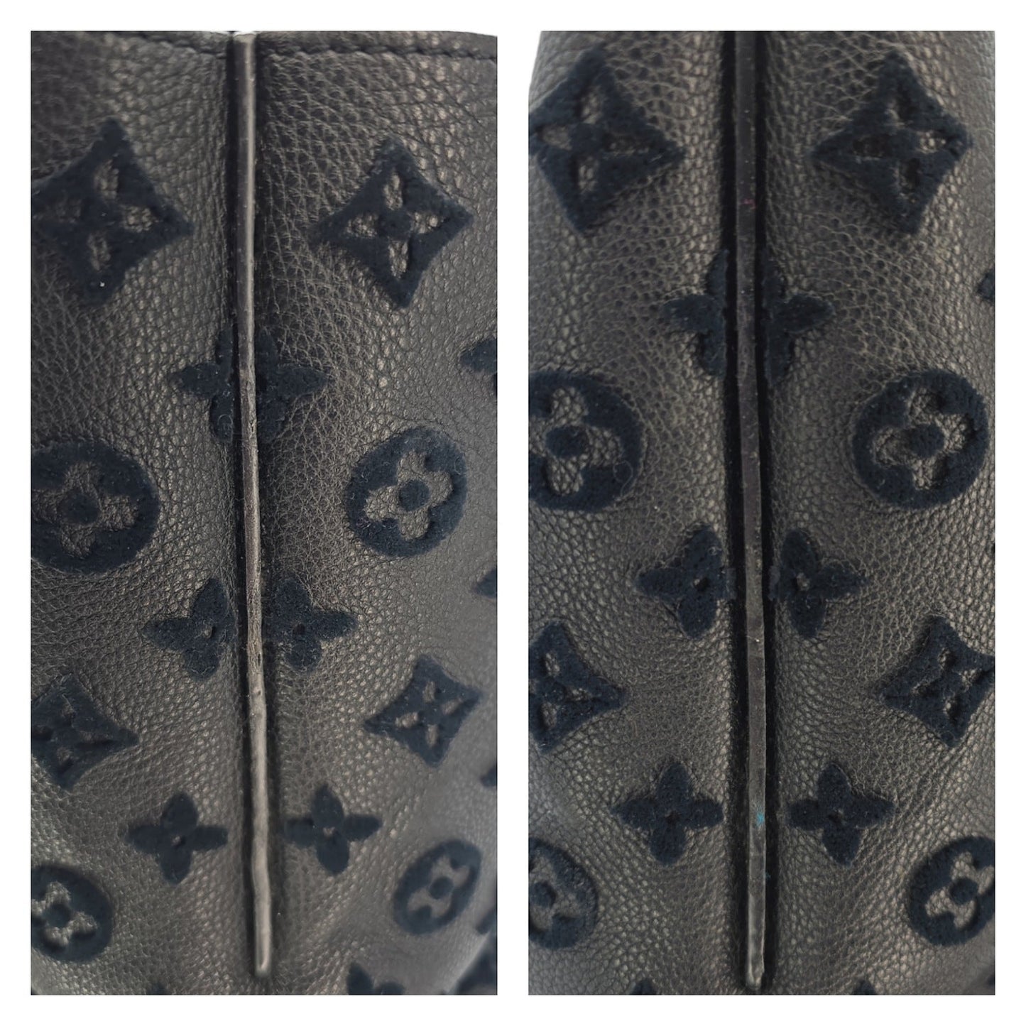 Louis Vuitton Black Veau Cachemire Calfskin W Tote