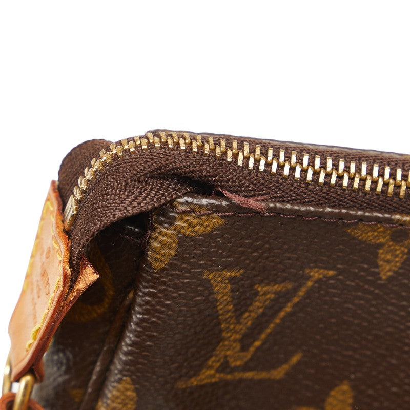 Louis Vuitton Pochette Accessories M51980 Brown PVC Leather