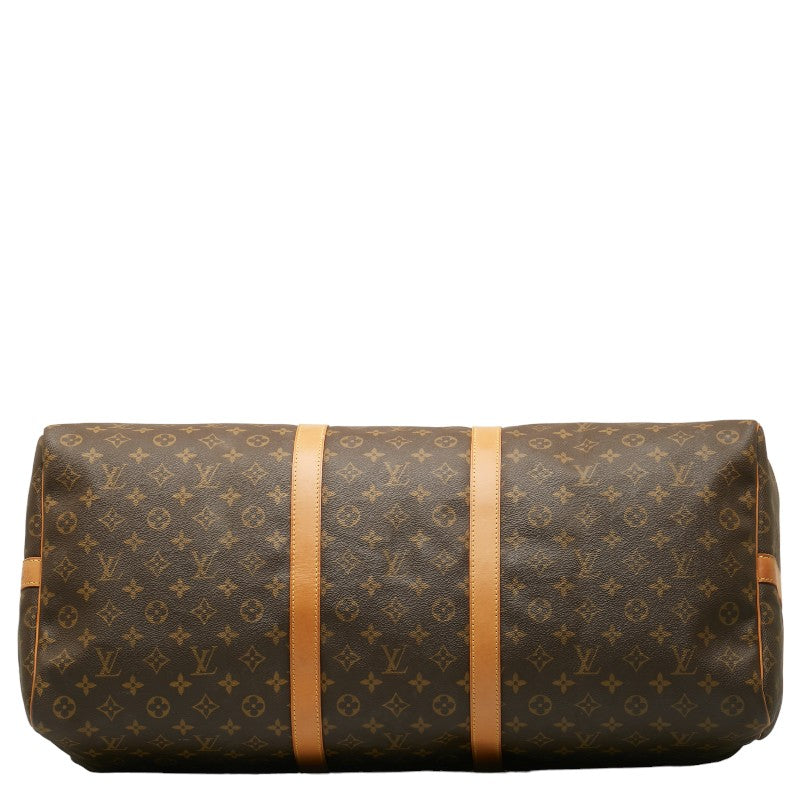 Louis Vuitton Monogram Keepall Bandouliere 60 Boston Bag M41412 Brown