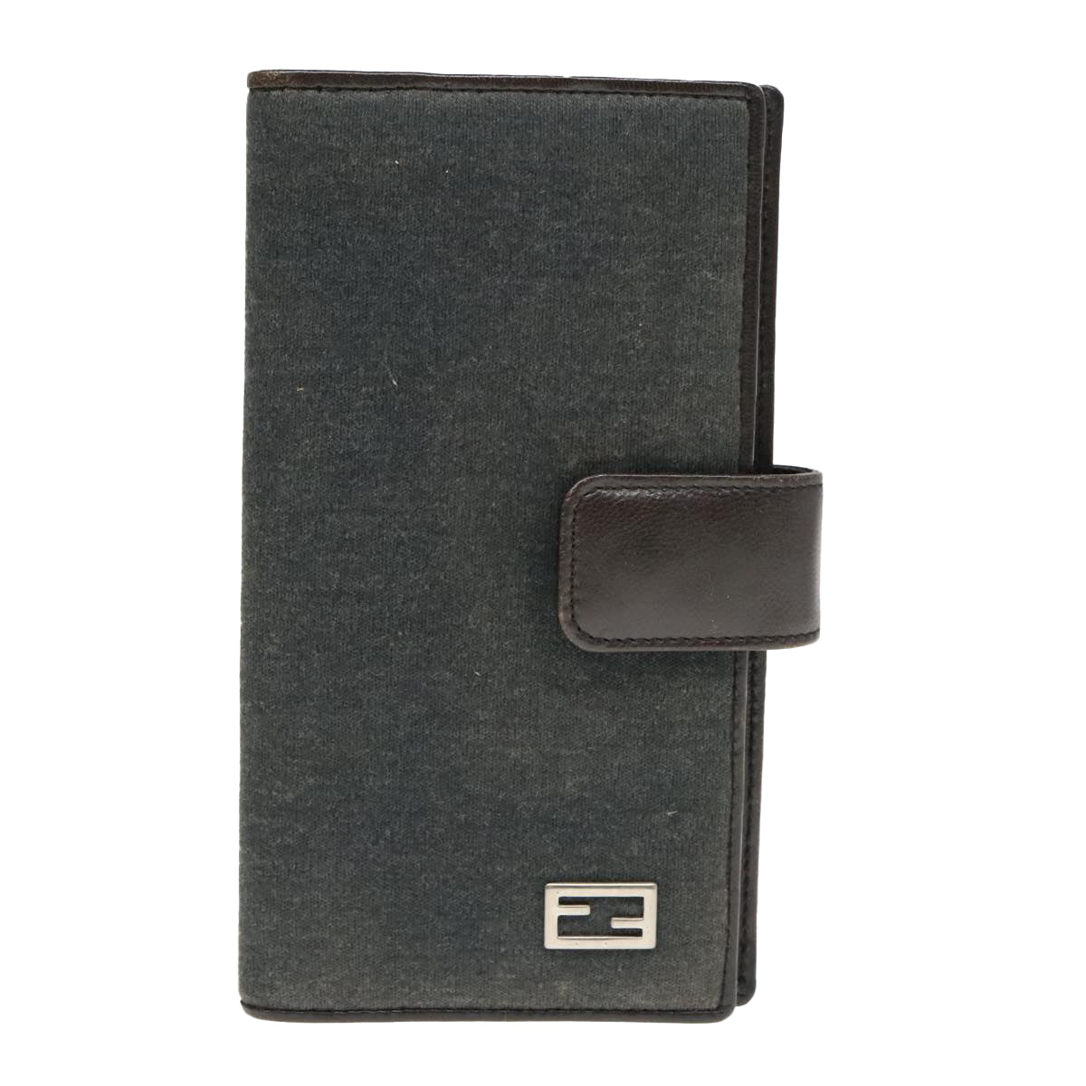 FENDI Day Planner Cover Nylon Gray 90050
