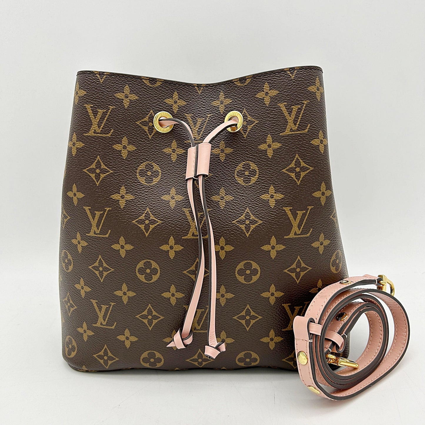 GLM-Monogram Neonoe MM Rose Poudre LA25665