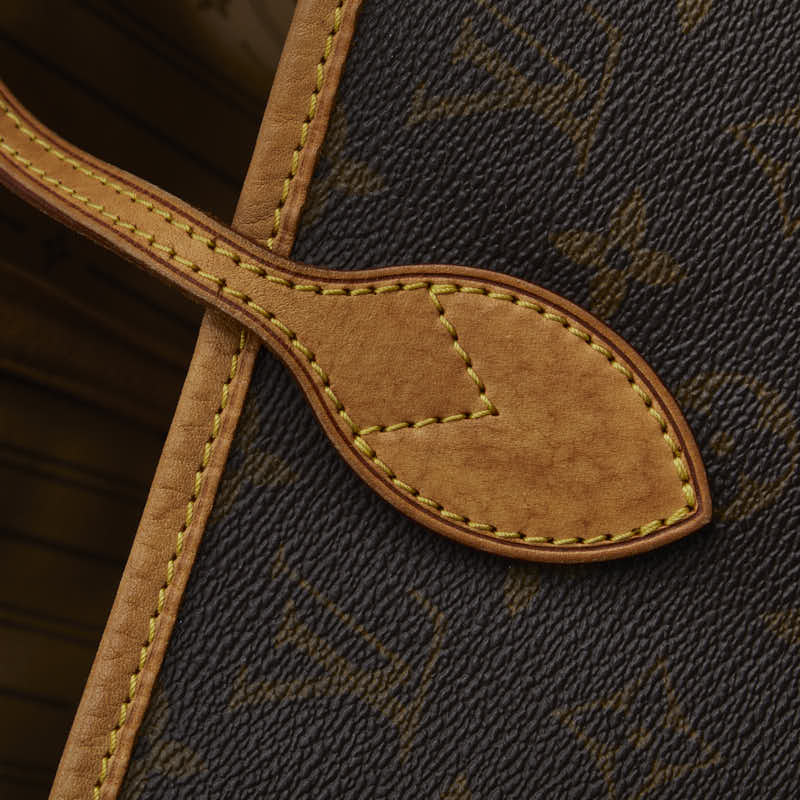 Louis Vuitton Monogram M40156 Neverfull Tote Bag PVC/Leather Brown
