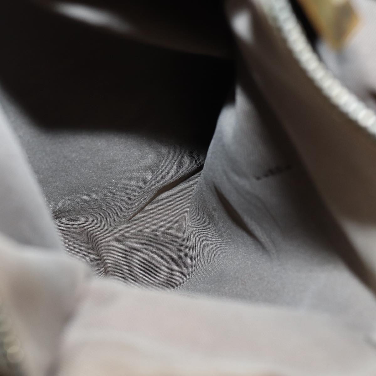 FENDI Zucchino Canvas Tote Bag Beige Gold 90378