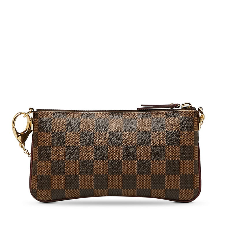 Louis Vuitton Milla MM Chain Accessory  N63091 Brown PVC Leather Ladies Louis Vuitton
