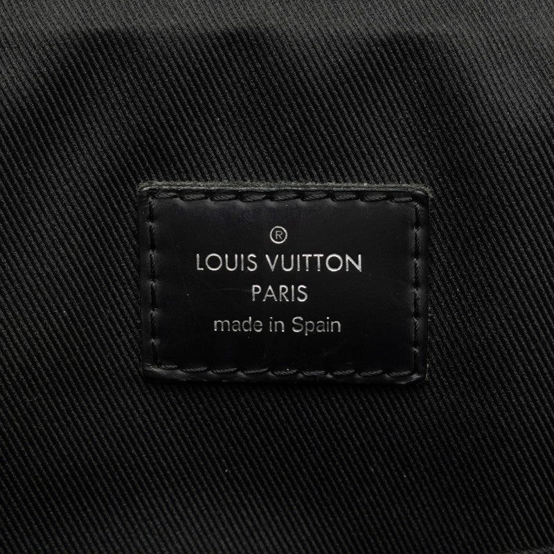 Louis Vuitton Monogram Eclipse District MM NM Shoulder Bag Messenger Bag M44001 Black PVC Leather Men Louis Vuitton