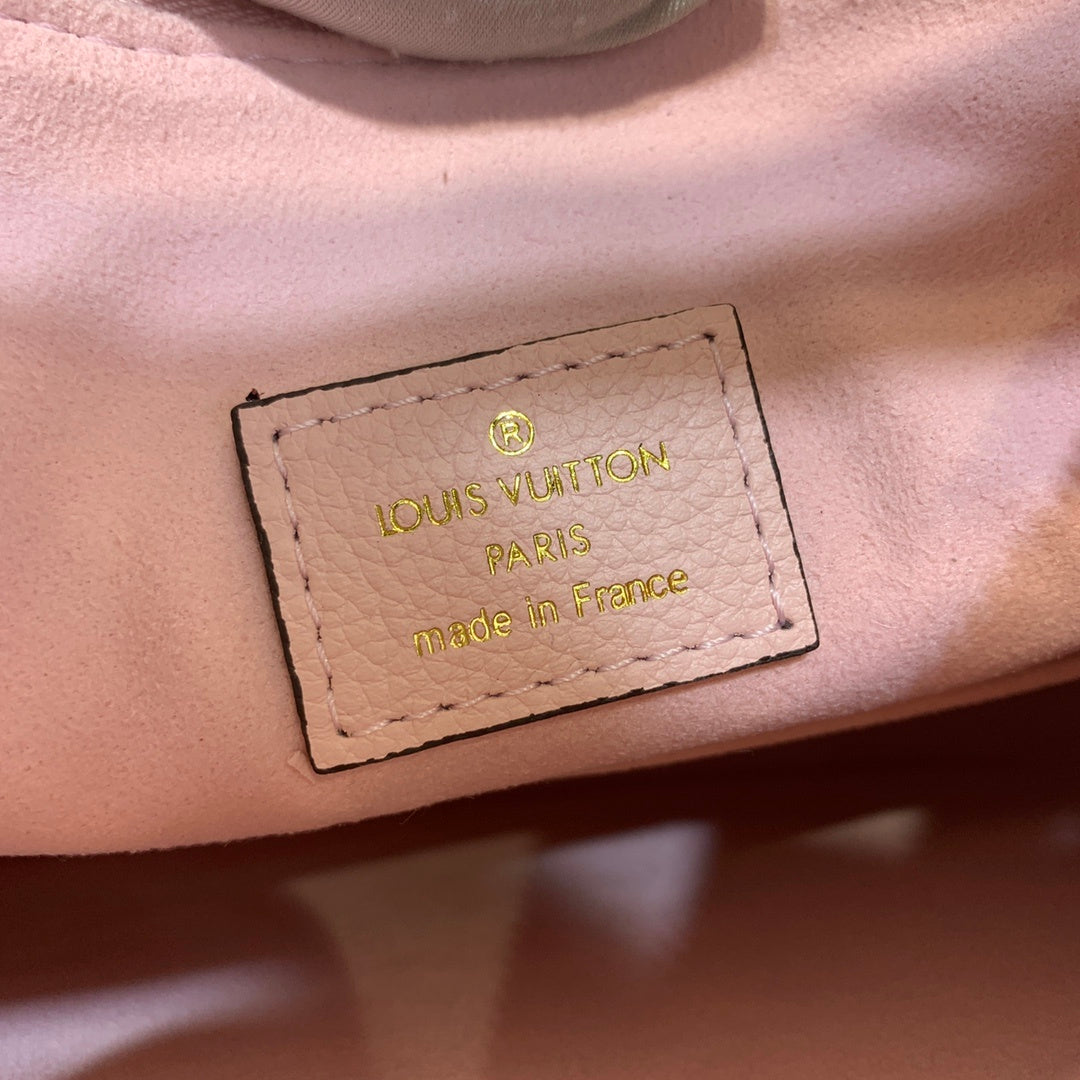 LV MarsGLAMIallow Hobo Bag Monogram Empreinte Pink For Women,  Shoulder And Crossbody Bags 9.4in/24cm LV M45697