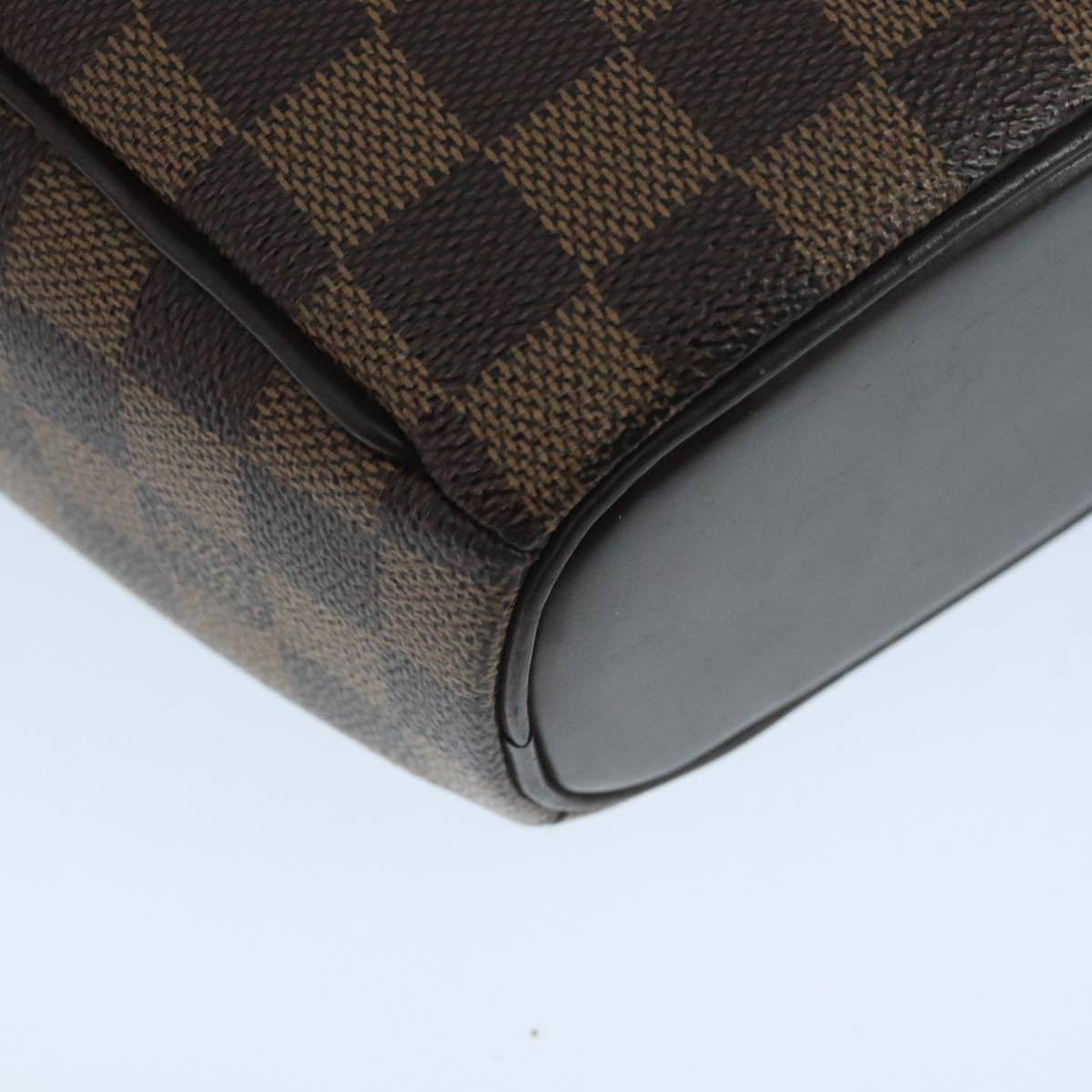 LOUIS VUITTON Damier Ebene Thaliasaw Hand Bag N51284 LV 91558