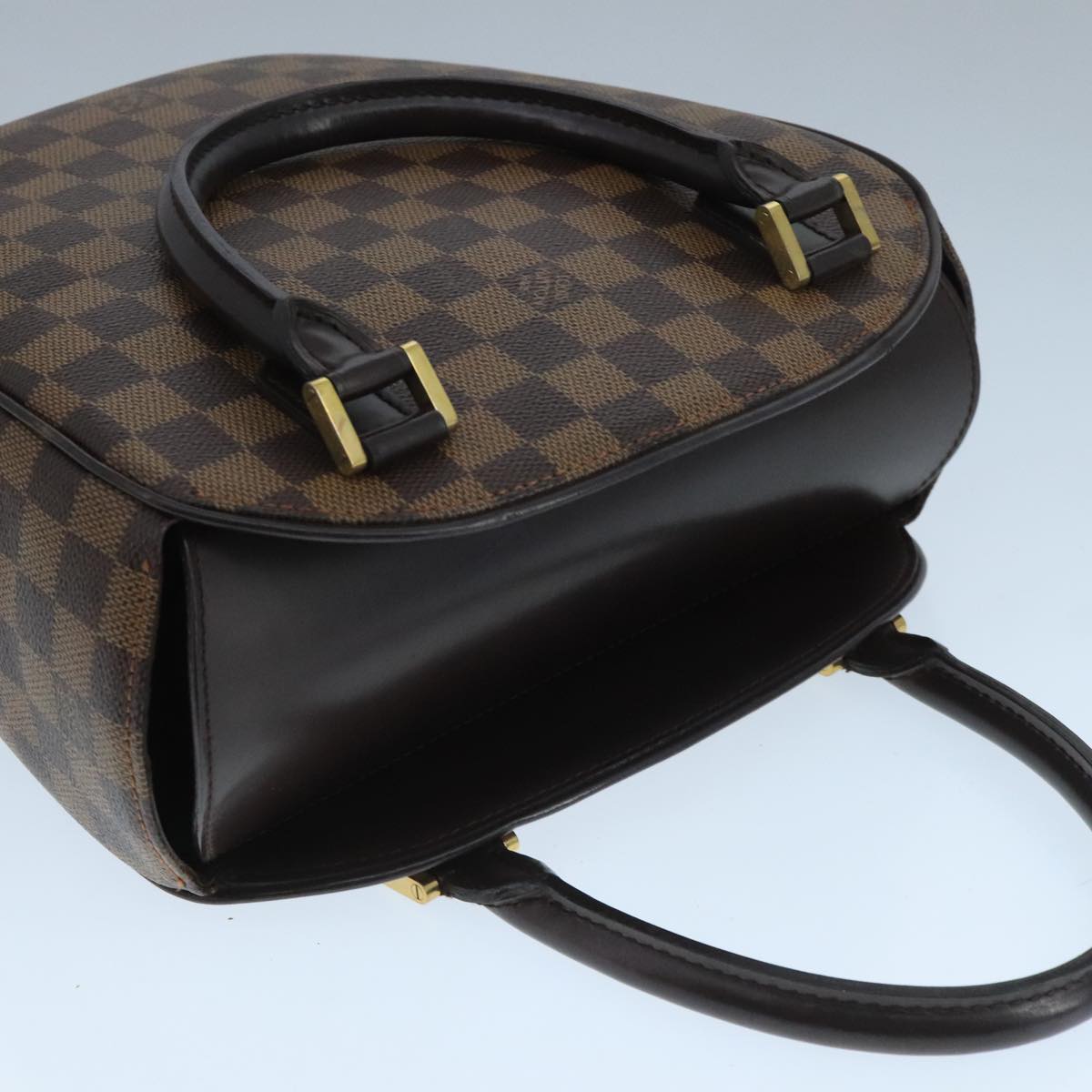 LOUIS VUITTON Damier Ebene Thaliasaw Hand Bag N51284 LV 91558