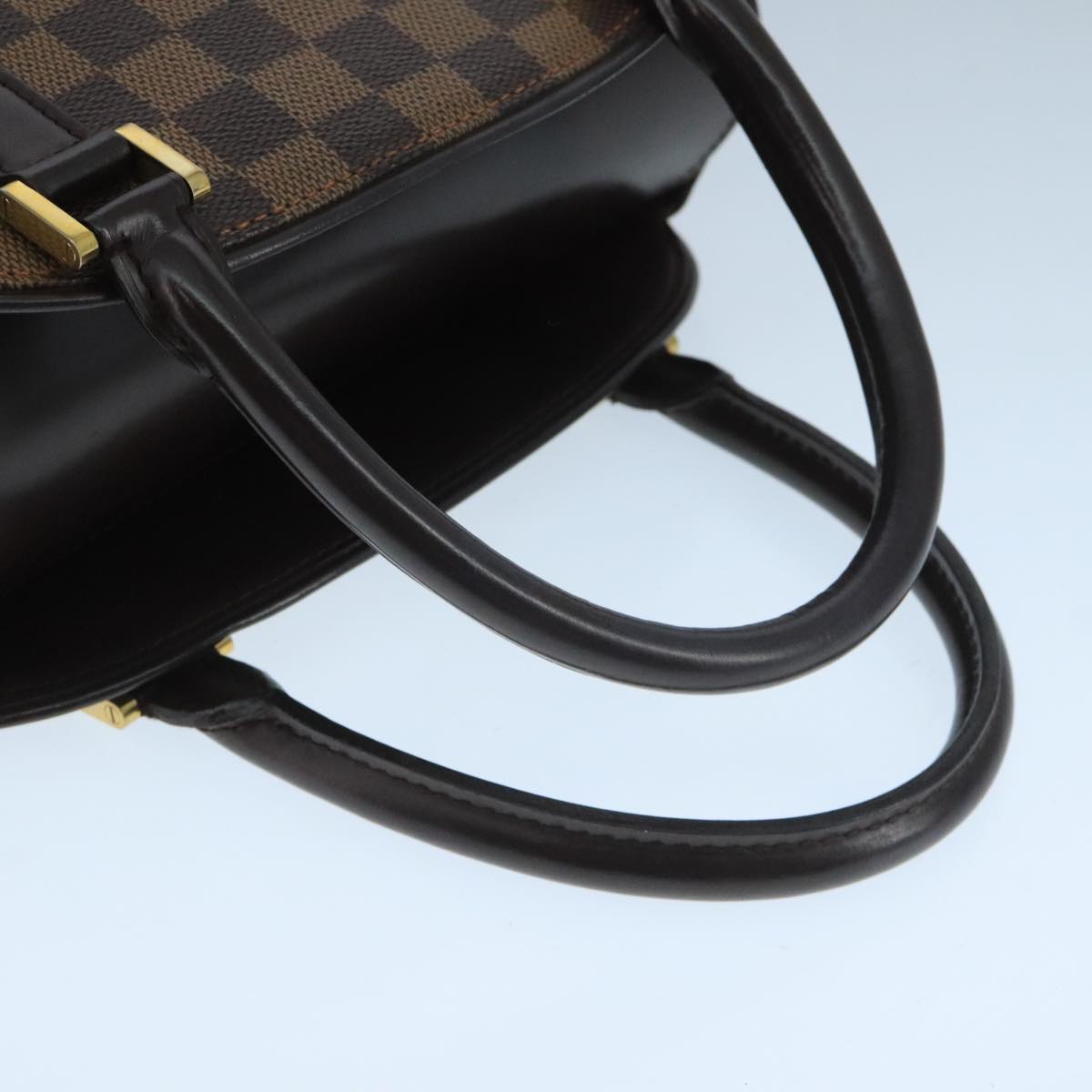 LOUIS VUITTON Damier Ebene Thaliasaw Hand Bag N51284 LV 91558