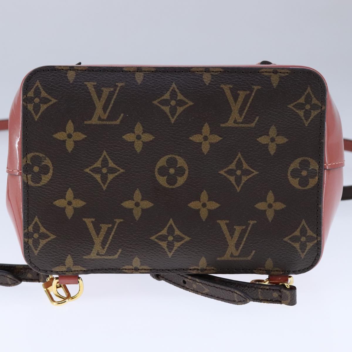 LOUIS VUITTON Monogram Vernis Hot Springs Backpack Pink M53545 LV 91559A