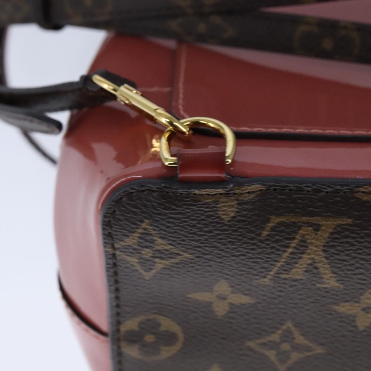 LOUIS VUITTON Monogram Vernis Hot Springs Backpack Pink M53545 LV 91559A