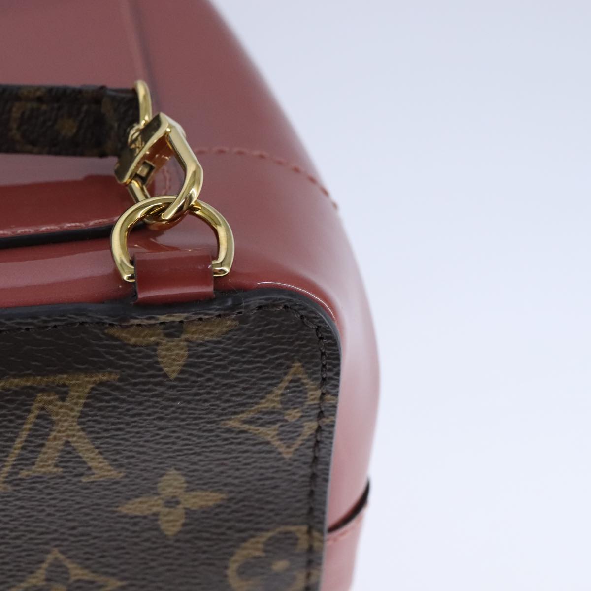 LOUIS VUITTON Monogram Vernis Hot Springs Backpack Pink M53545 LV 91559A