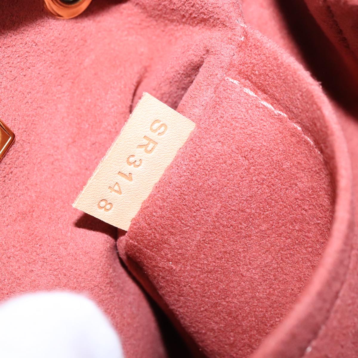 LOUIS VUITTON Monogram Vernis Hot Springs Backpack Pink M53545 LV 91559A