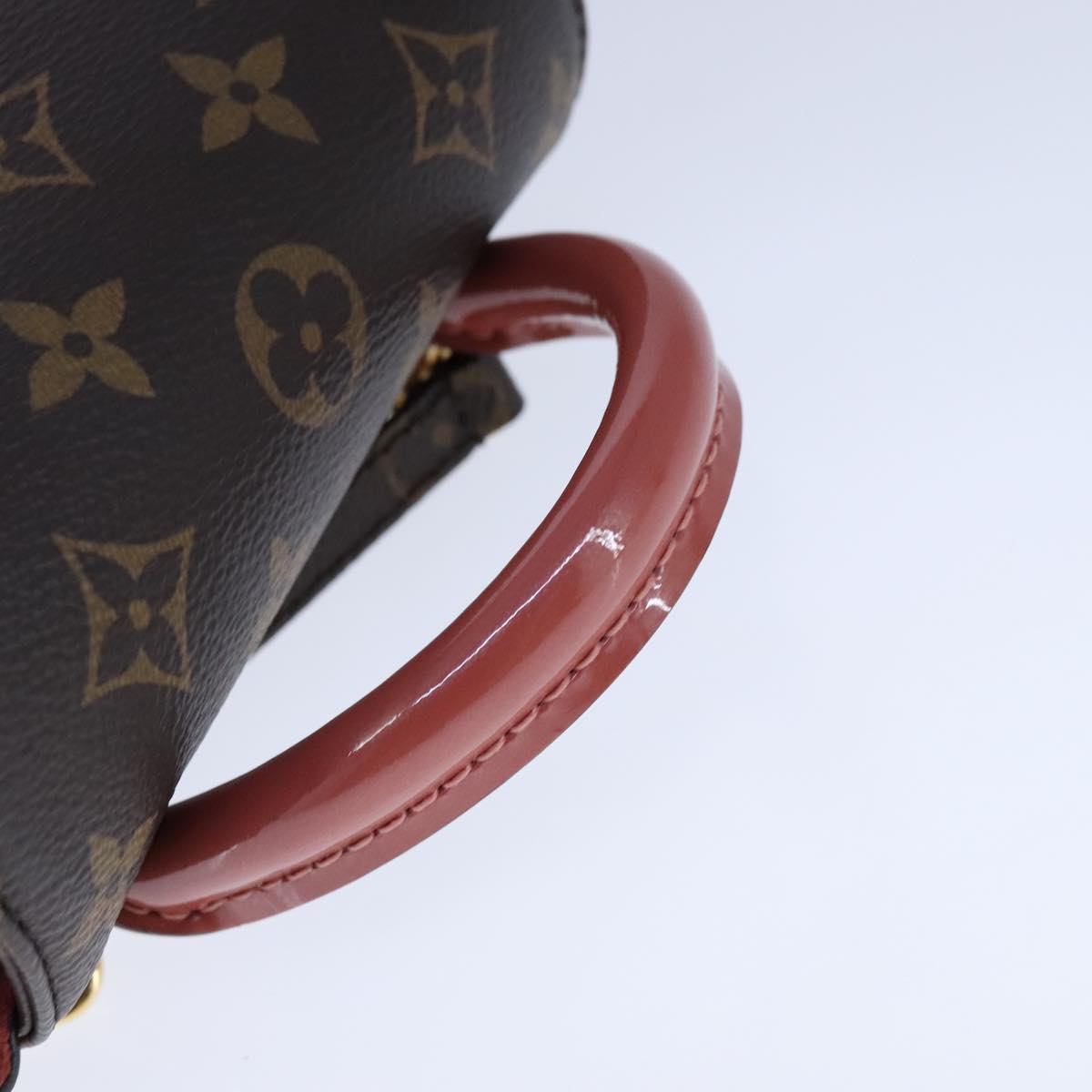 LOUIS VUITTON Monogram Vernis Hot Springs Backpack Pink M53545 LV 91559A