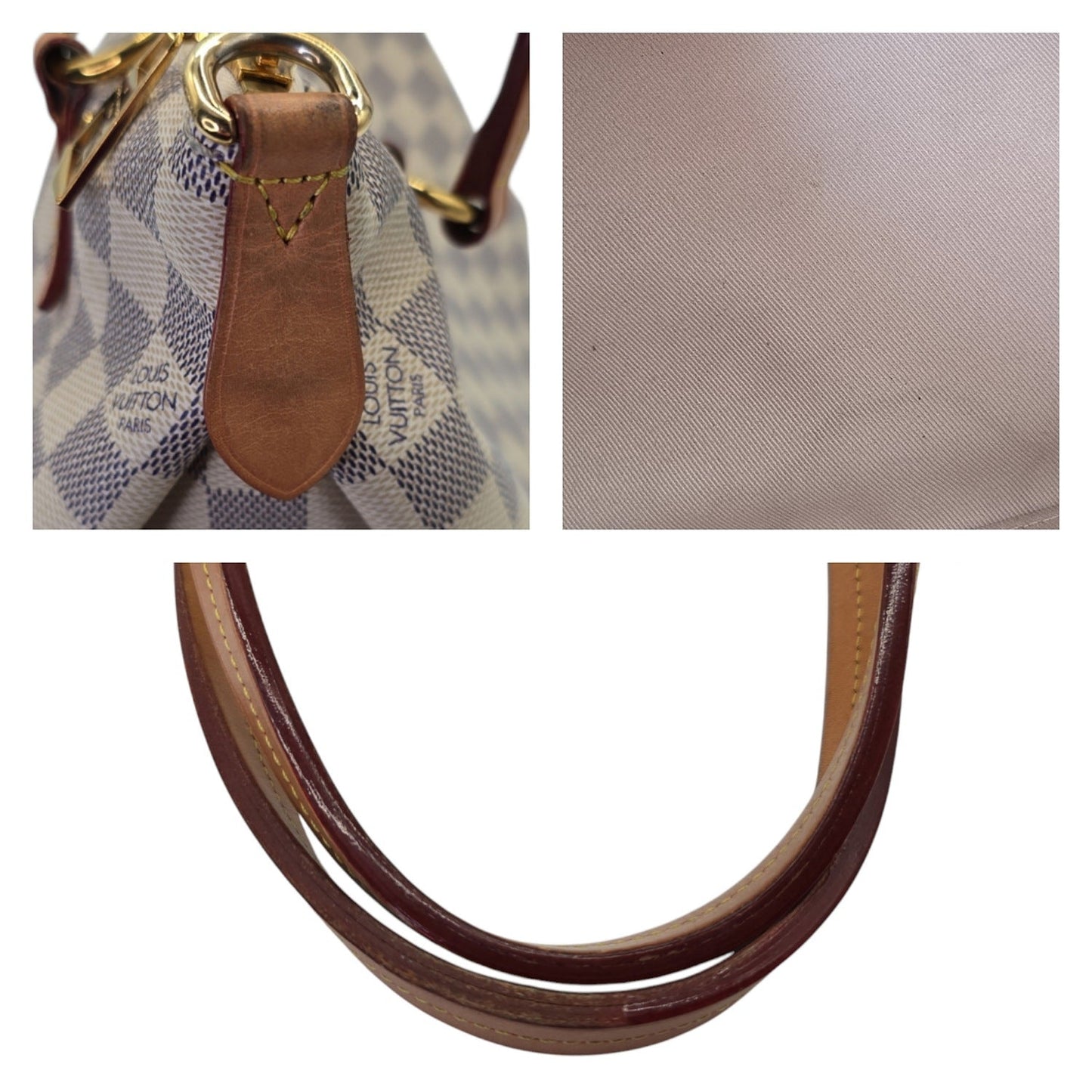Louis Vuitton Damier Azur Lymington Shoulder Bag