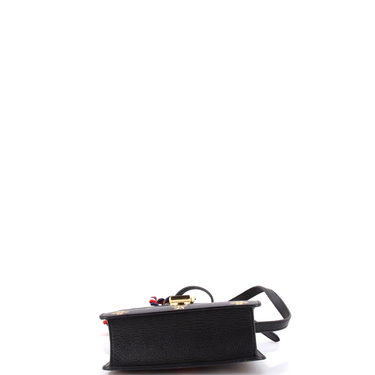 Sylvie Top Handle Bag Printed Leather Mini