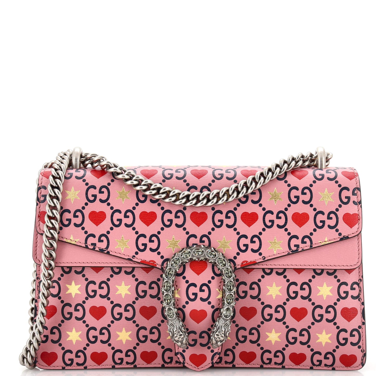 Dionysus Bag Limited Edition Valentines GG Printed Leather Small