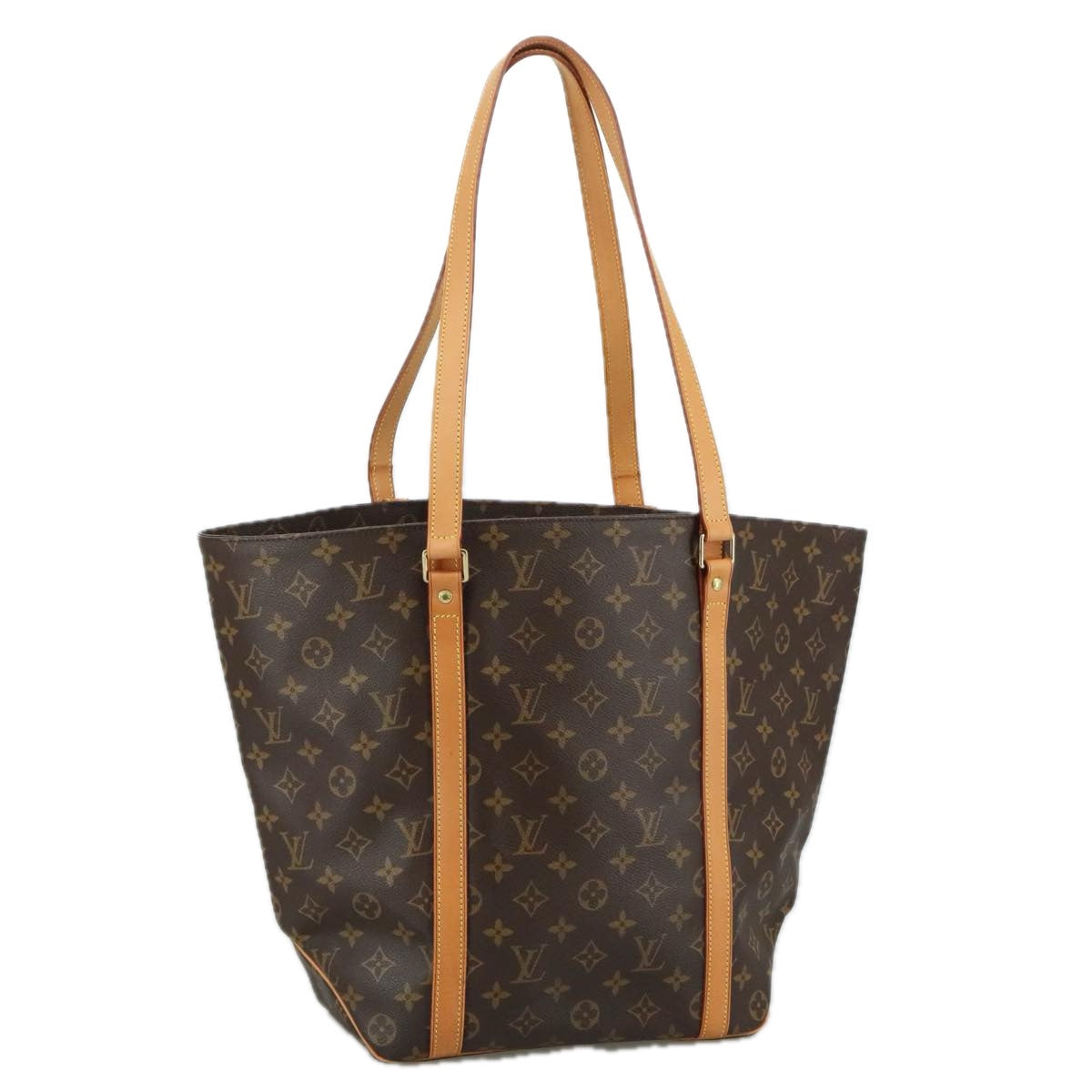 LOUIS VUITTON Monogram Sac Shopping Tote Bag M51108 LV 93054