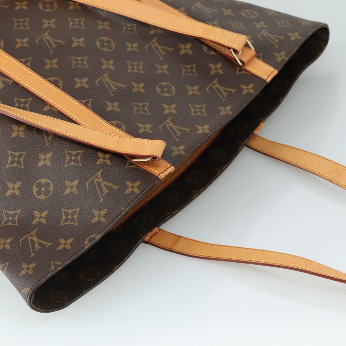 LOUIS VUITTON Monogram Sac Shopping Tote Bag M51108 LV 93054
