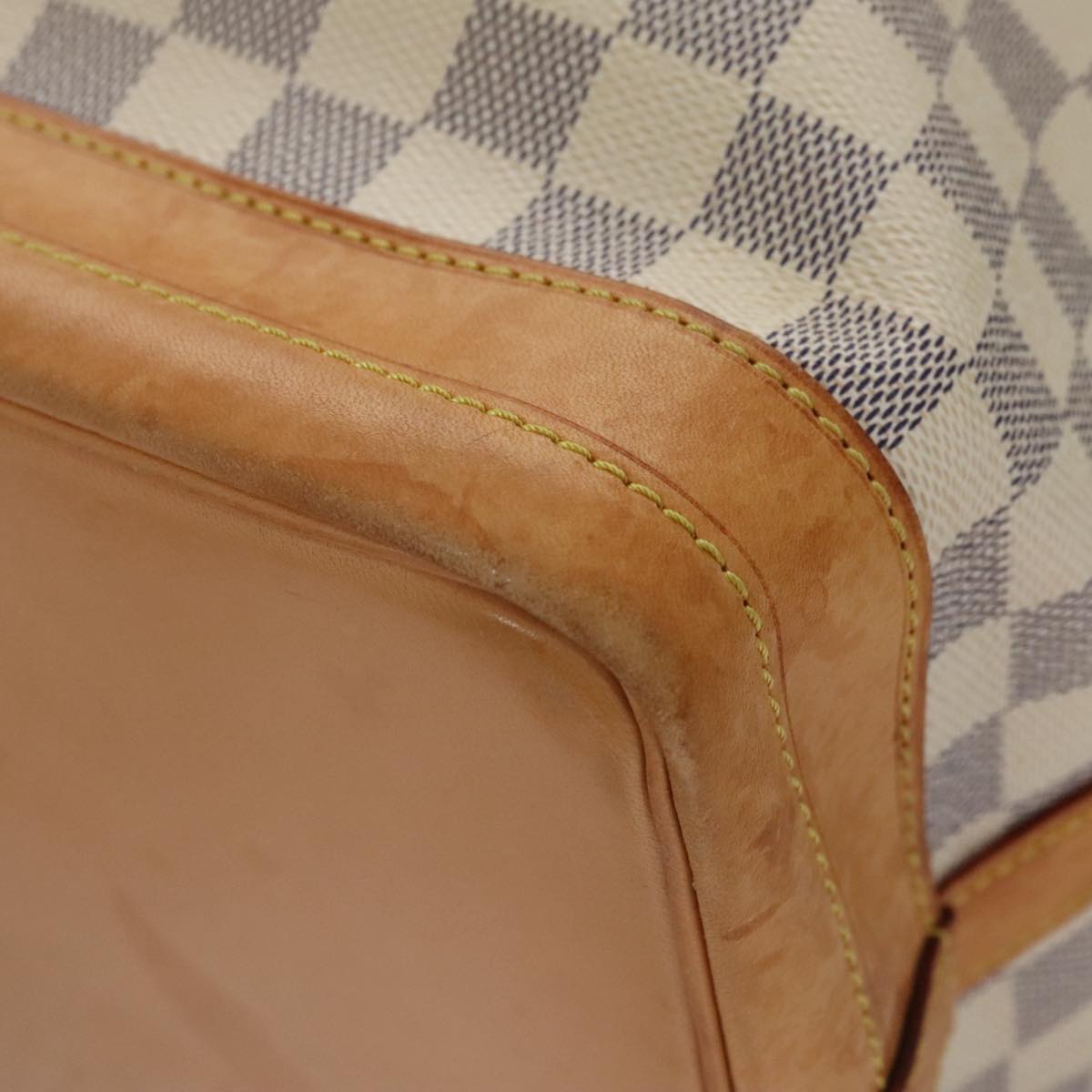 LOUIS VUITTON Damier Azur Noe Shoulder Bag N42222 LV 93058