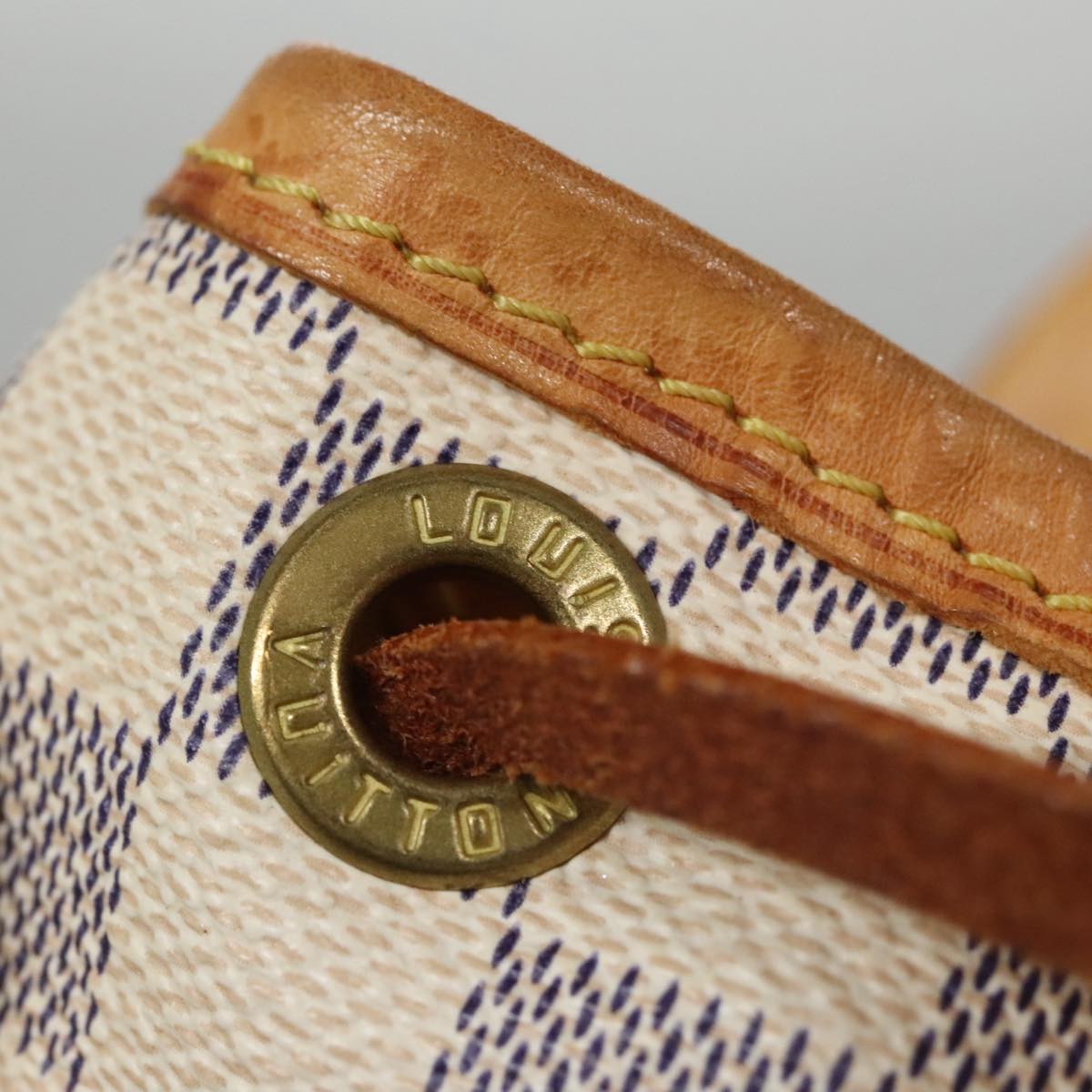 LOUIS VUITTON Damier Azur Noe Shoulder Bag N42222 LV 93058