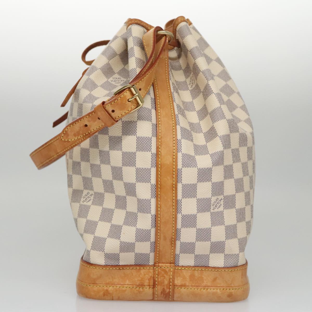 LOUIS VUITTON Damier Azur Noe Shoulder Bag N42222 LV 93058