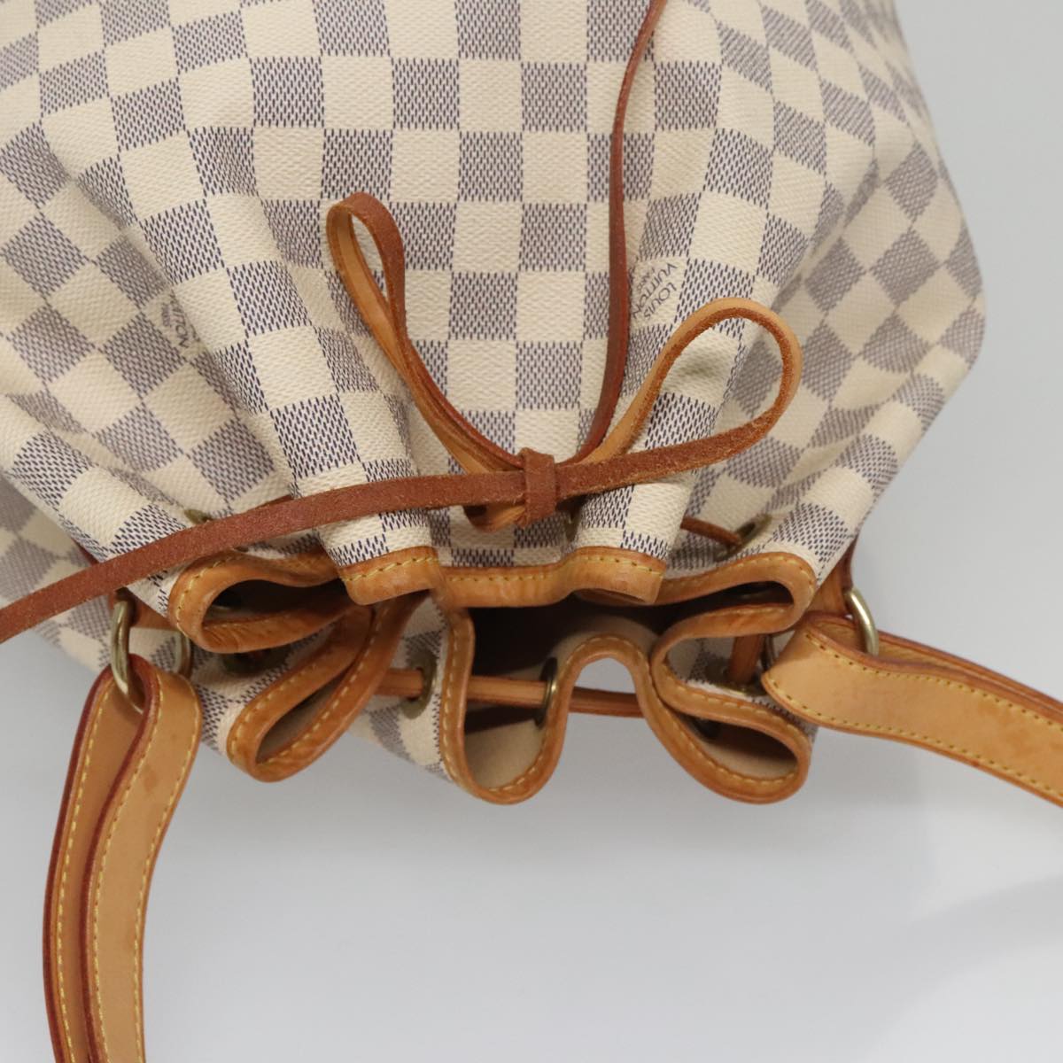 LOUIS VUITTON Damier Azur Noe Shoulder Bag N42222 LV 93058