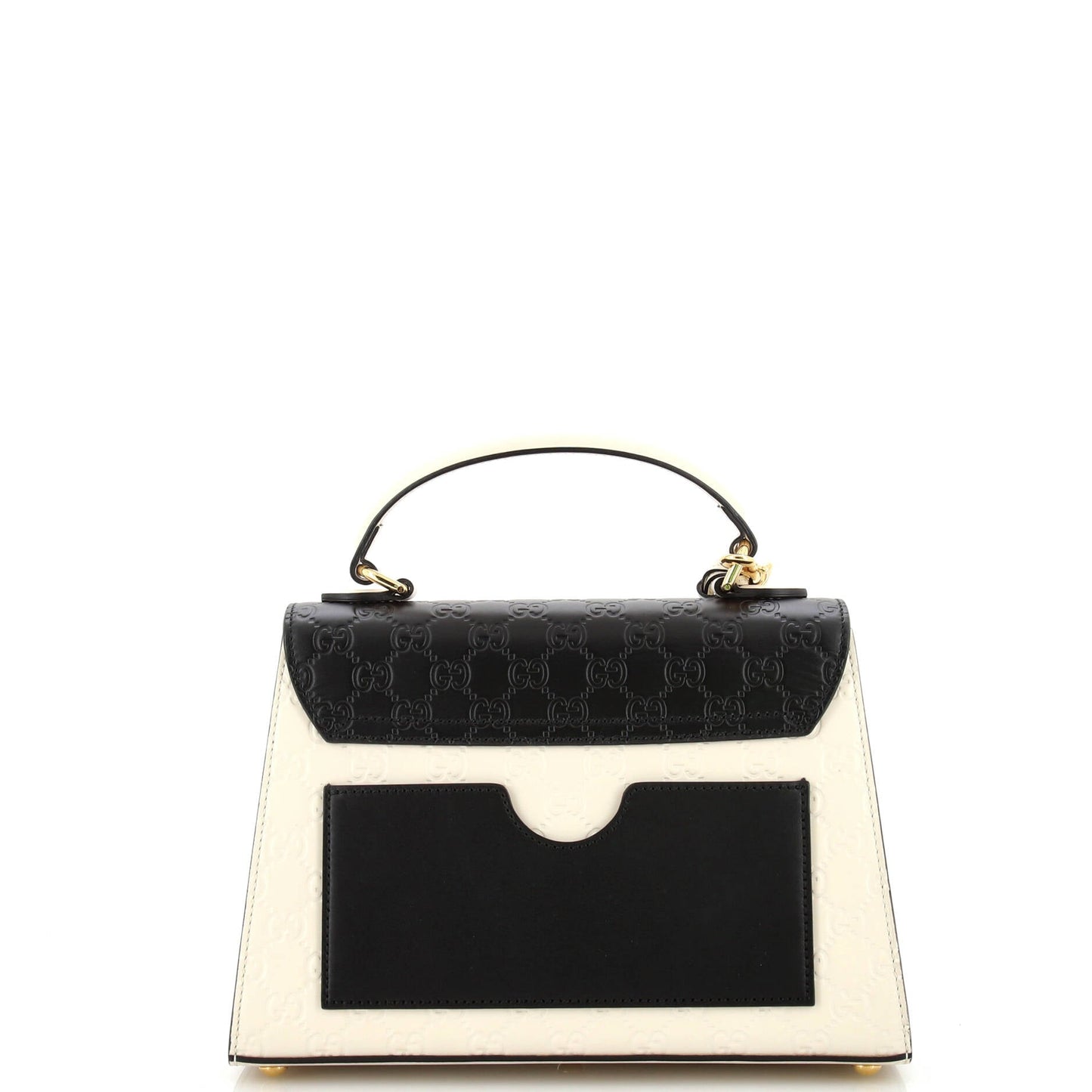 Padlock Top Handle Bag Guccissima Leather Small